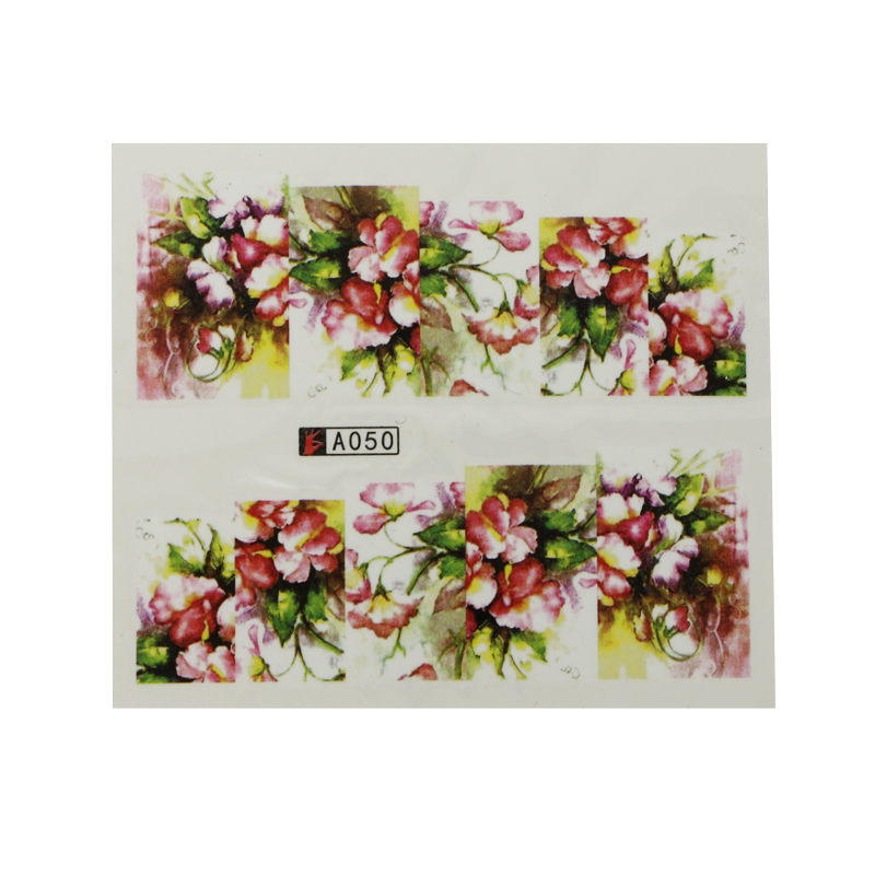Water Decals - Flowers A050