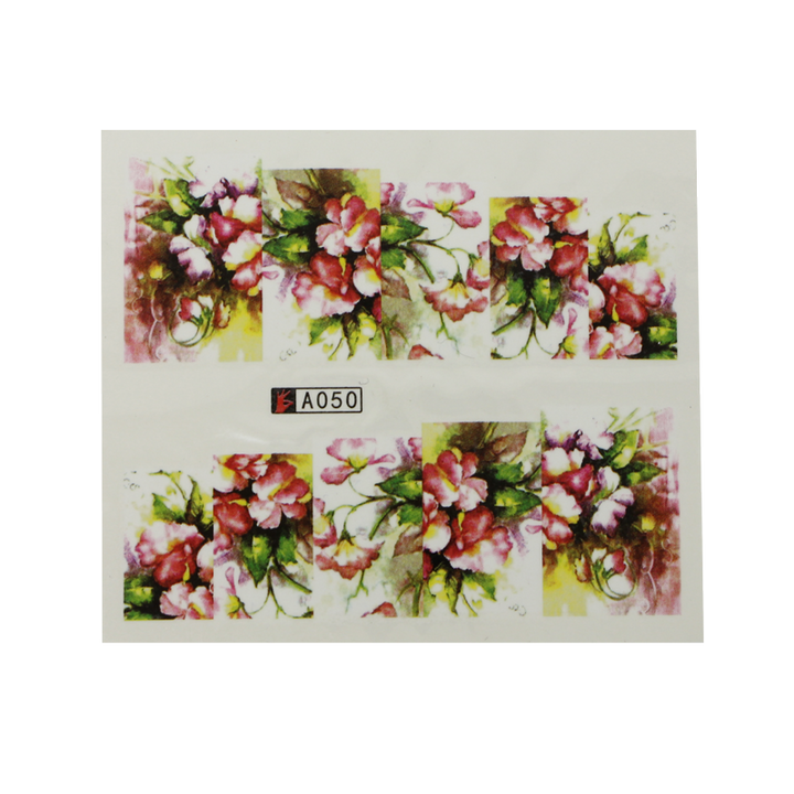 Water Decals - Flowers A050
