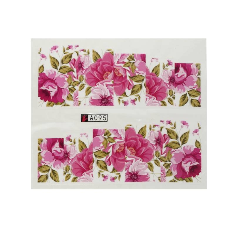 Water Decals - Flowers A095