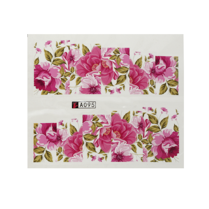 Water Decals - Flowers A095