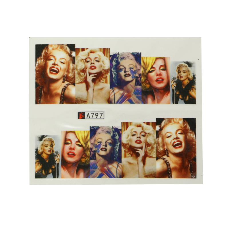 Water Decals - Marilyn Monroe A797