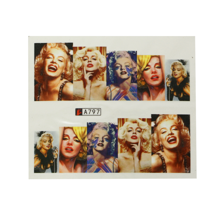 Water Decals - Marilyn Monroe A797