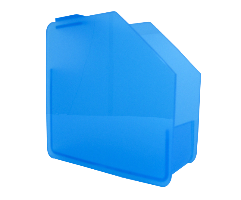 Distributeur de chablon en Acrylique Bleu