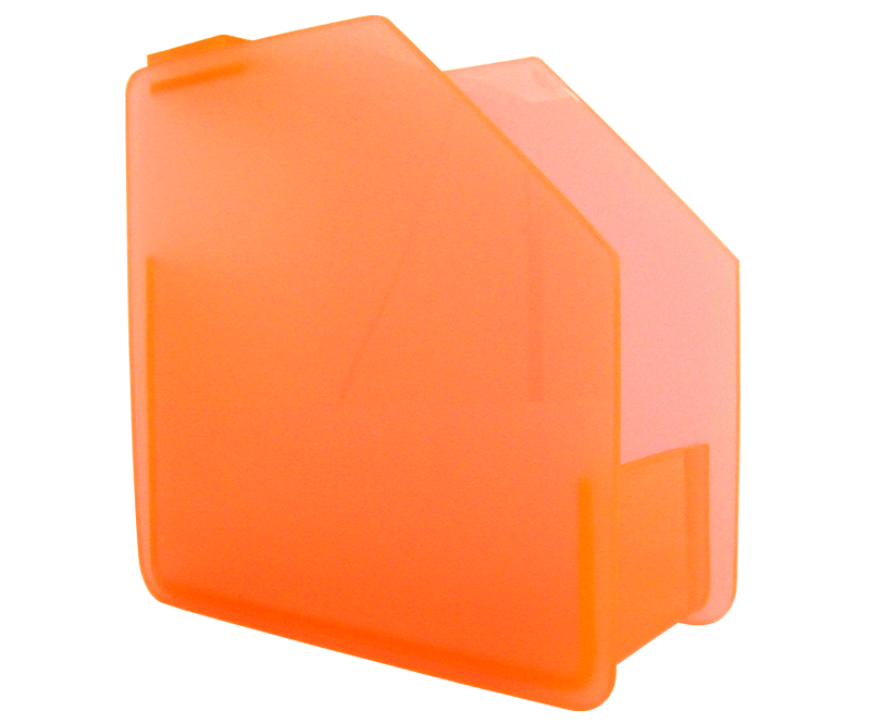 Distributeur de chablon pour ongles Orange Fluo