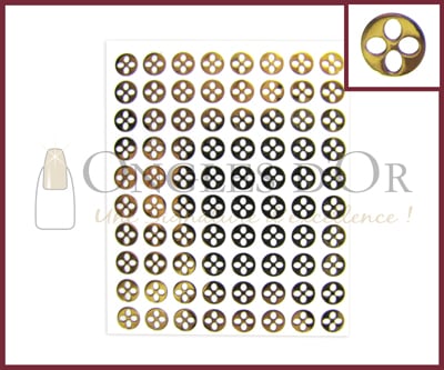 Décalques Logo Or Louis Vuitton (DLO104)