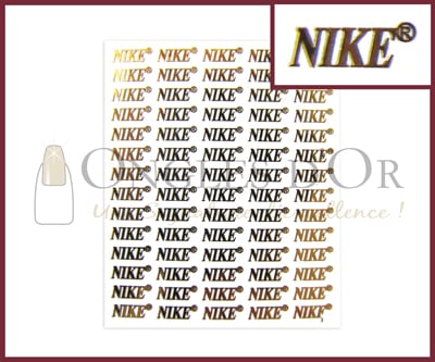 Décalques Logo Or Nike (DLO56)