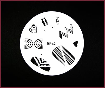 Pochoir nail-art