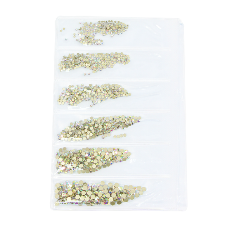 Décorations en Sachet Pierres Argent Hologramme 003