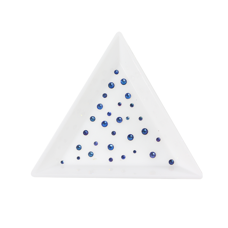 Décorations en Sachet Pierres Bleu/Mauve Hologramme 007