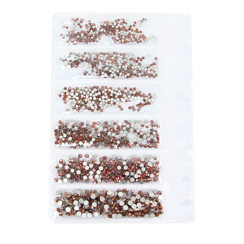 Nail Art Stones Bag - Rose Gold Opaque 008