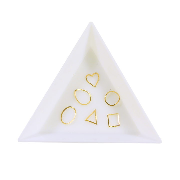 Nail Art Studs Bag - Gold Frames 007