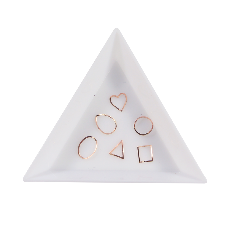 Nail Art Studs Bag - Rose Gold Frames 008