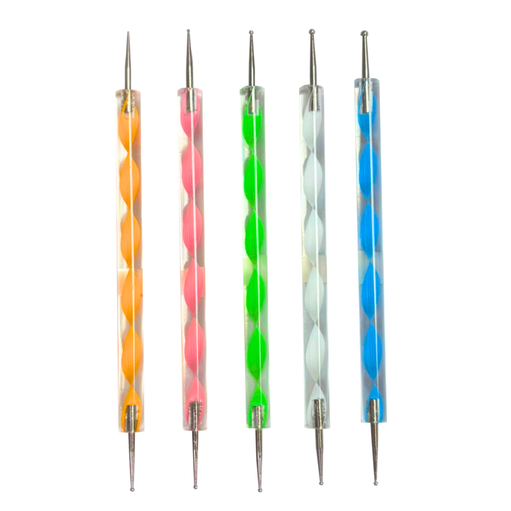 Dotting Tool - Kit of 5 with Metal Dotting Heads