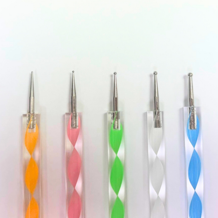 Dotting Tool - Kit of 5 with Metal Dotting Heads