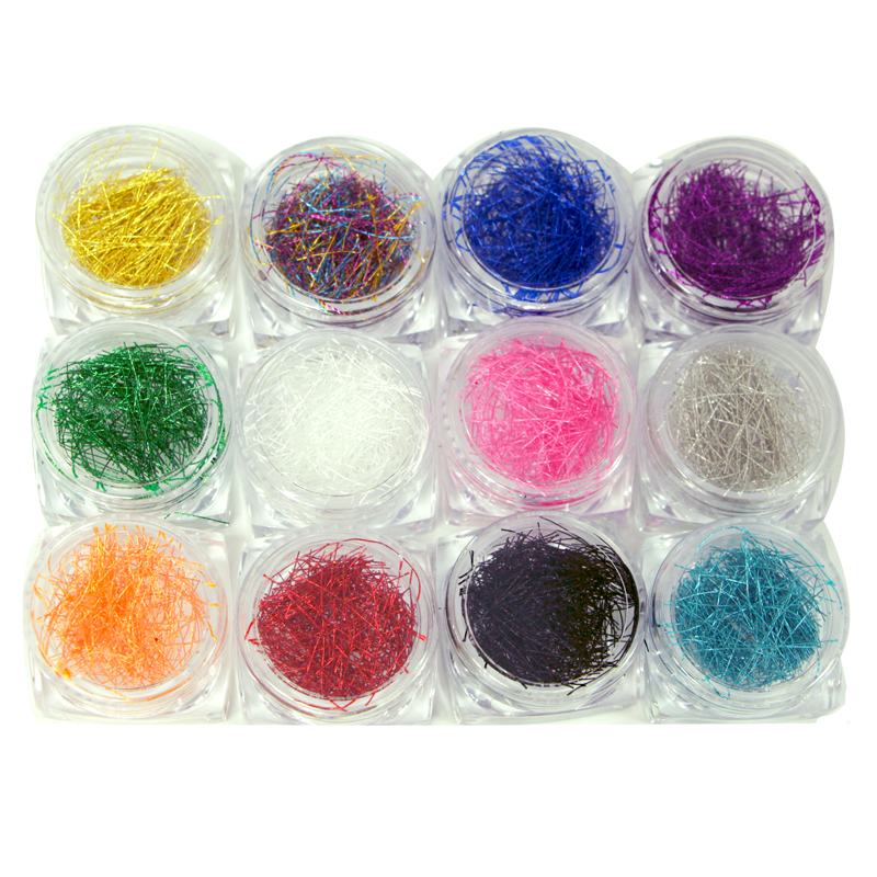 Ensemble de Filaments Métallisés Multicolores (12pcs)