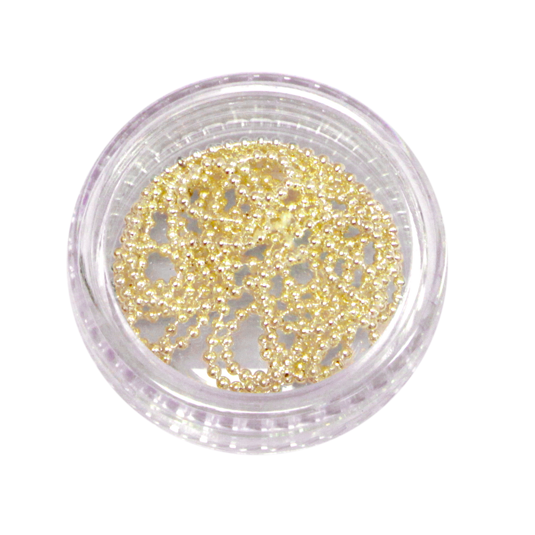 Nail Art Kit 18 - Gold Bead Chain