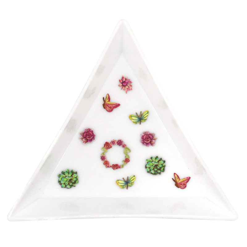 Ensemble Nail Art Forme 01 - Fleurs et Papillons