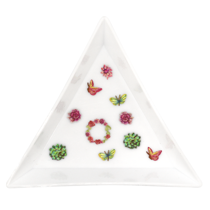 Ensemble Nail Art Forme 01 - Fleurs et Papillons