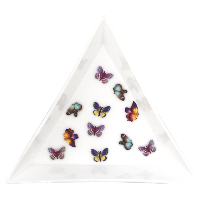 Ensemble Nail Art Forme 05 - Papillons Foncés