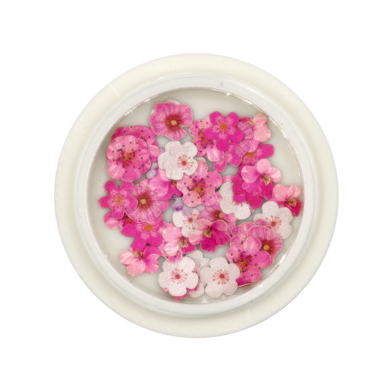 Ensemble Nail Art Forme 06 - Fleurs Roses