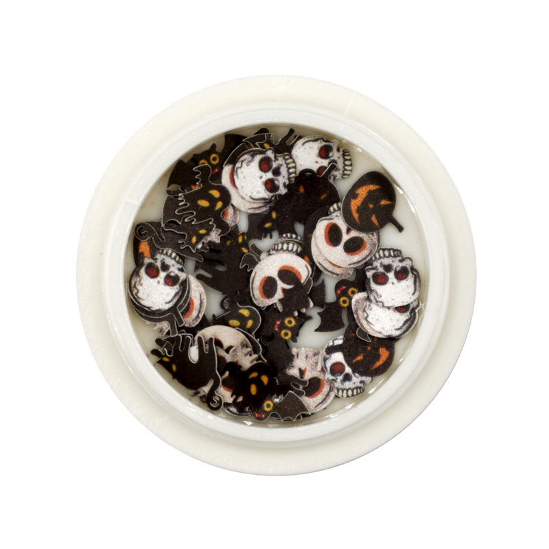 Nail Art Wood Pulp Decoration 10 - Halloween