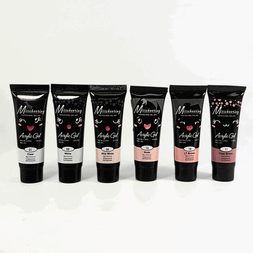 Ensemble Acrygel 12 pcs - Nude