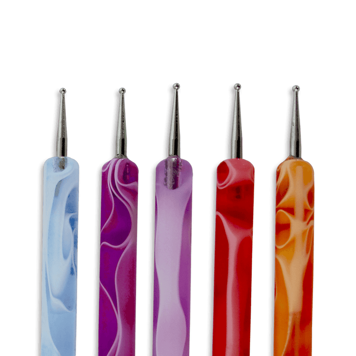 UV Gel Brush and Dotting Tool Kit 5 pcs (