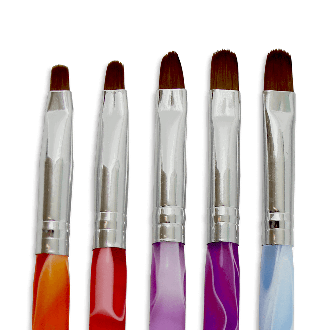 UV Gel Brush and Dotting Tool Kit 5 pcs (