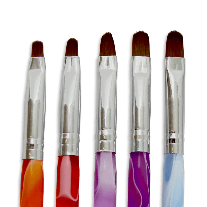 UV Gel Brush and Dotting Tool Kit 5 pcs (