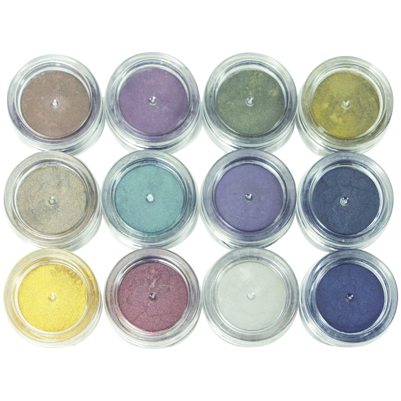 Ensemble de Poudre Magnétique Cat Eye avec Aimant (12pcs)