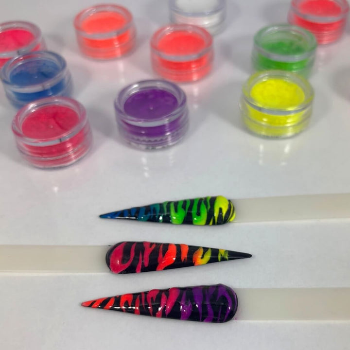 Neon Pigment Powder Set (12pcs)