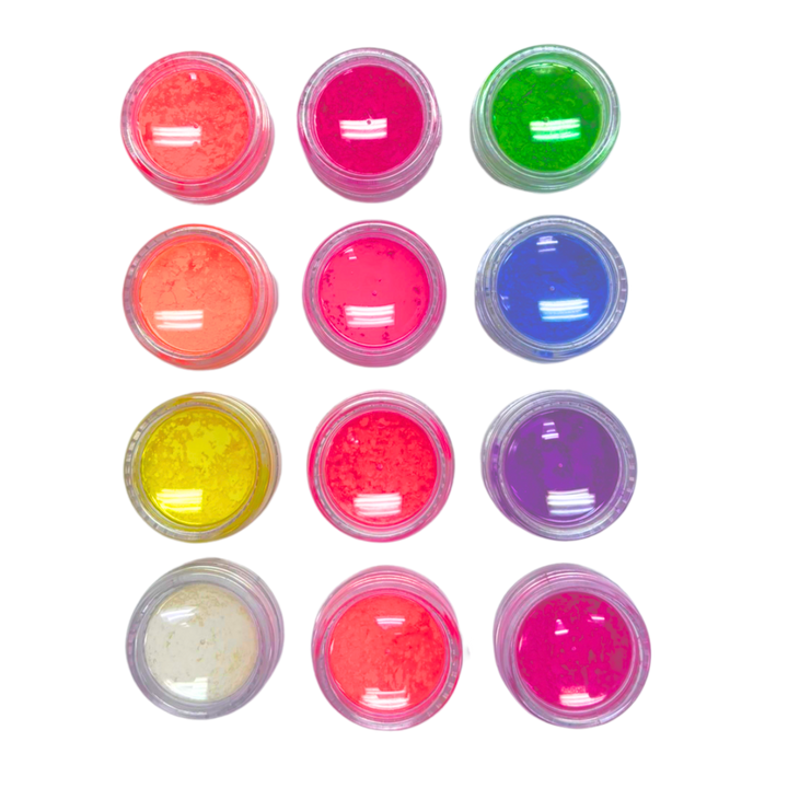 Neon Pigment Powder Set (12pcs)