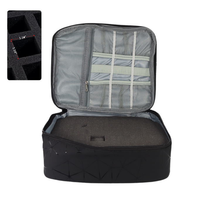 Étui de rangement imperméable pour vernis et lampe - Noir