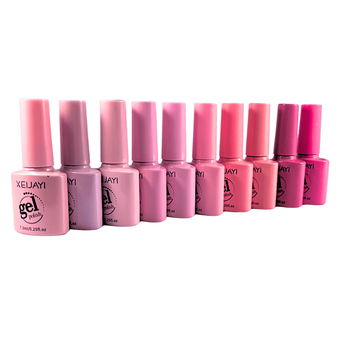 Gel Polish Set 12 pcs - Pink Obsession