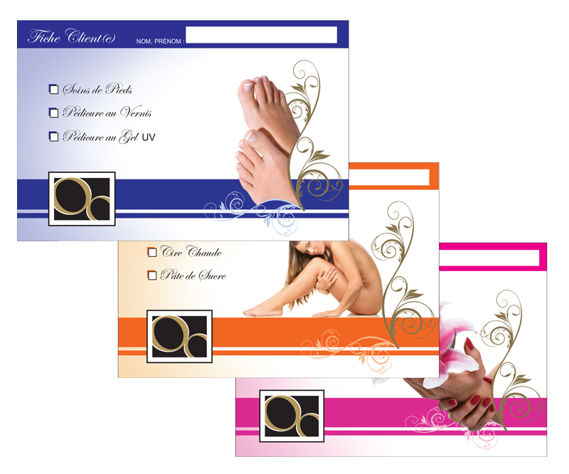 fiches clientes salon esthétique