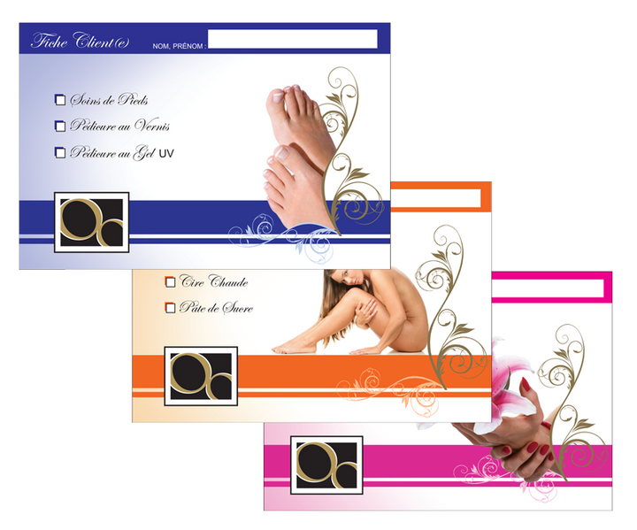 fiches clientes salon esthétique