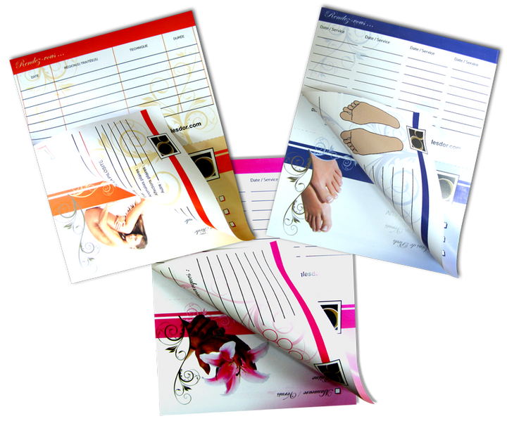 fiches clientes ongles pieds épilation