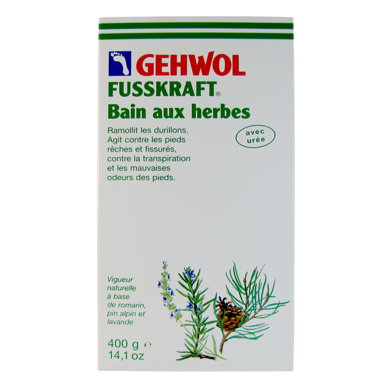 Gehwol Fusskraft Sel de Bain aux Herbes 400g - boîte