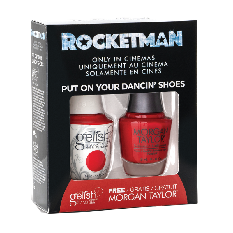 Gelish Vernis UV + Morgan Taylor Put on your Dancin' Shoes