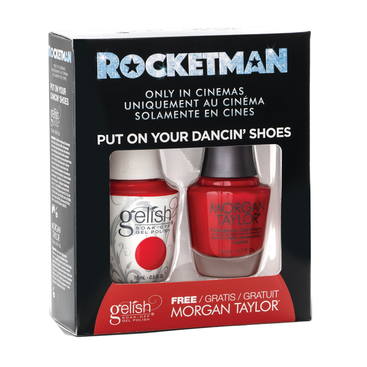 Gelish Vernis UV + Morgan Taylor Put on your Dancin&
