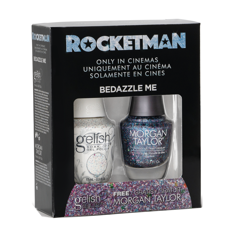 Gelish Vernis UV + Morgan Taylor Bedazzle me