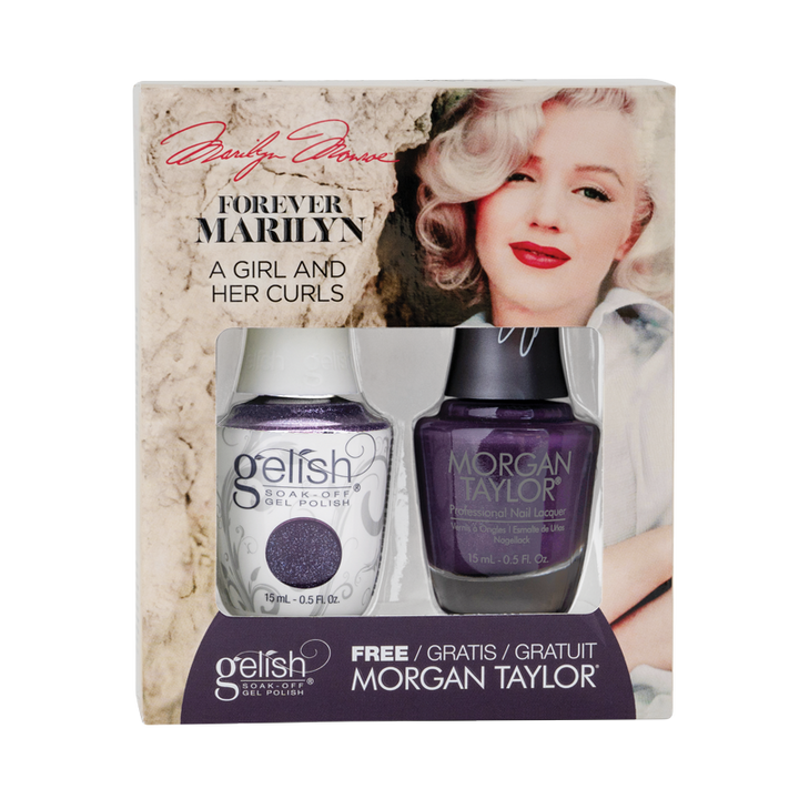 Gelish Vernis UV + Morgan Taylor A Girl and Her Curls