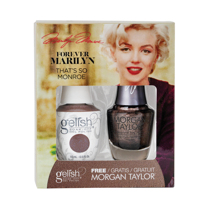 Gelish Vernis UV + Morgan Taylor That's So Monroe