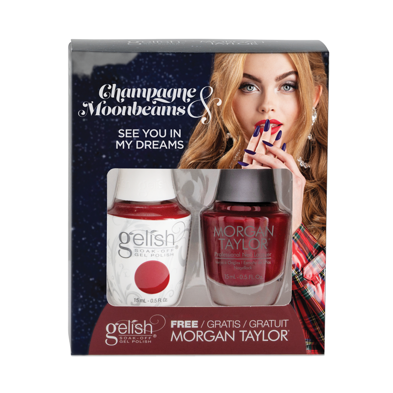 Gelish Vernis UV + Morgan Taylor See You in my Dreams