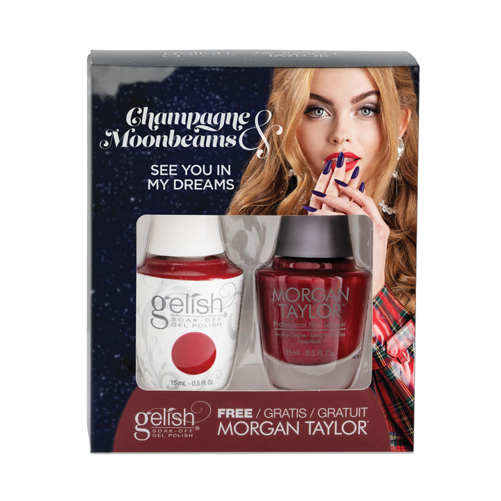 Gelish Vernis UV + Morgan Taylor See You in my Dreams
