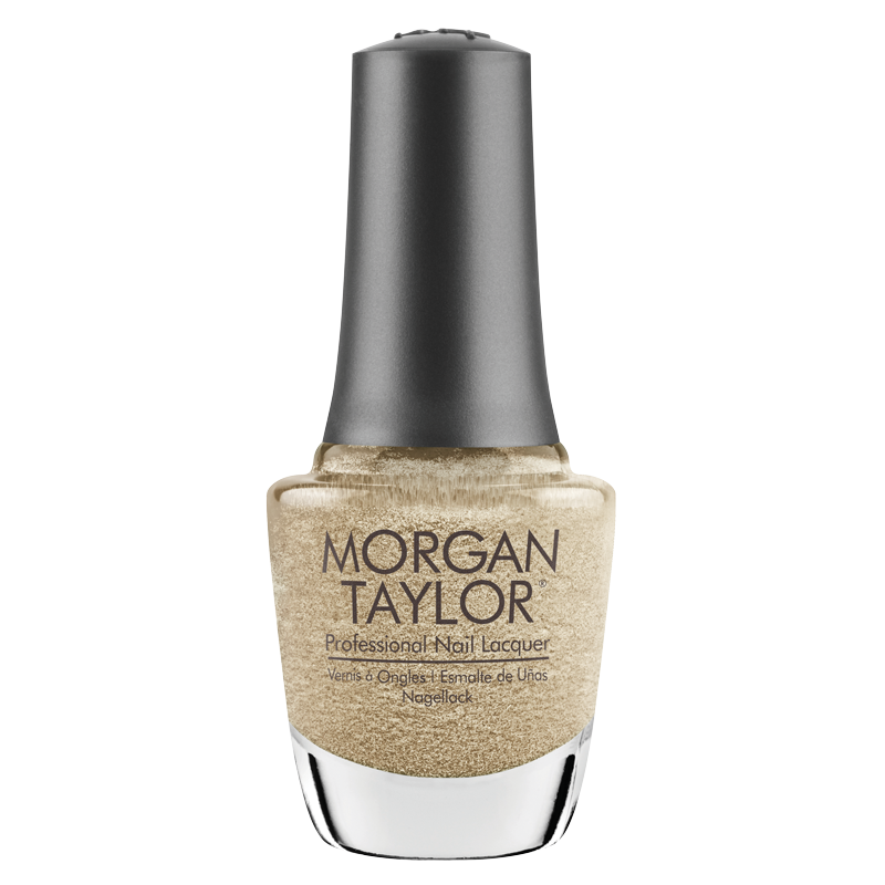 Gelish Vernis UV + Morgan Taylor Gilded in Gold