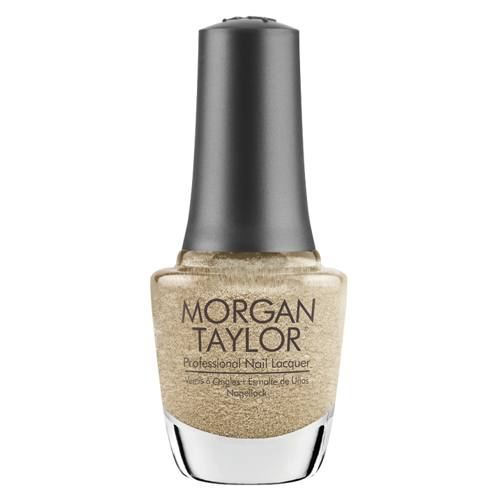Gelish Vernis UV + Morgan Taylor Gilded in Gold