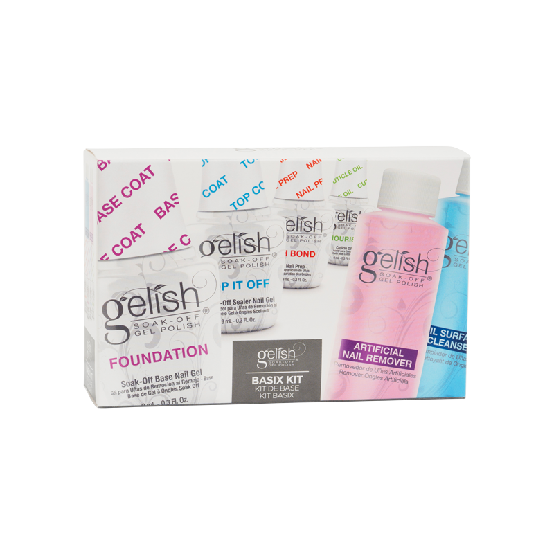 Gelish Vernis UV Basix Kit - Kit de Base