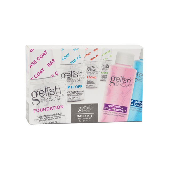 Gelish Vernis UV Basix Kit - Kit de Base