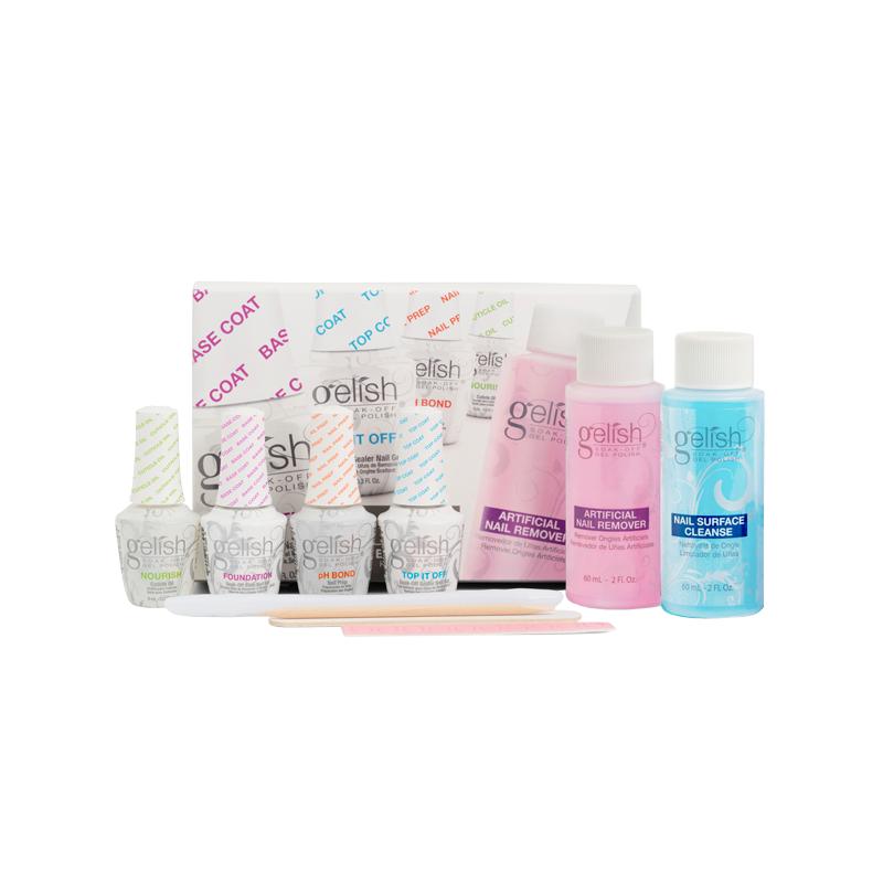 Gelish Vernis UV Basix Kit - Kit de Base